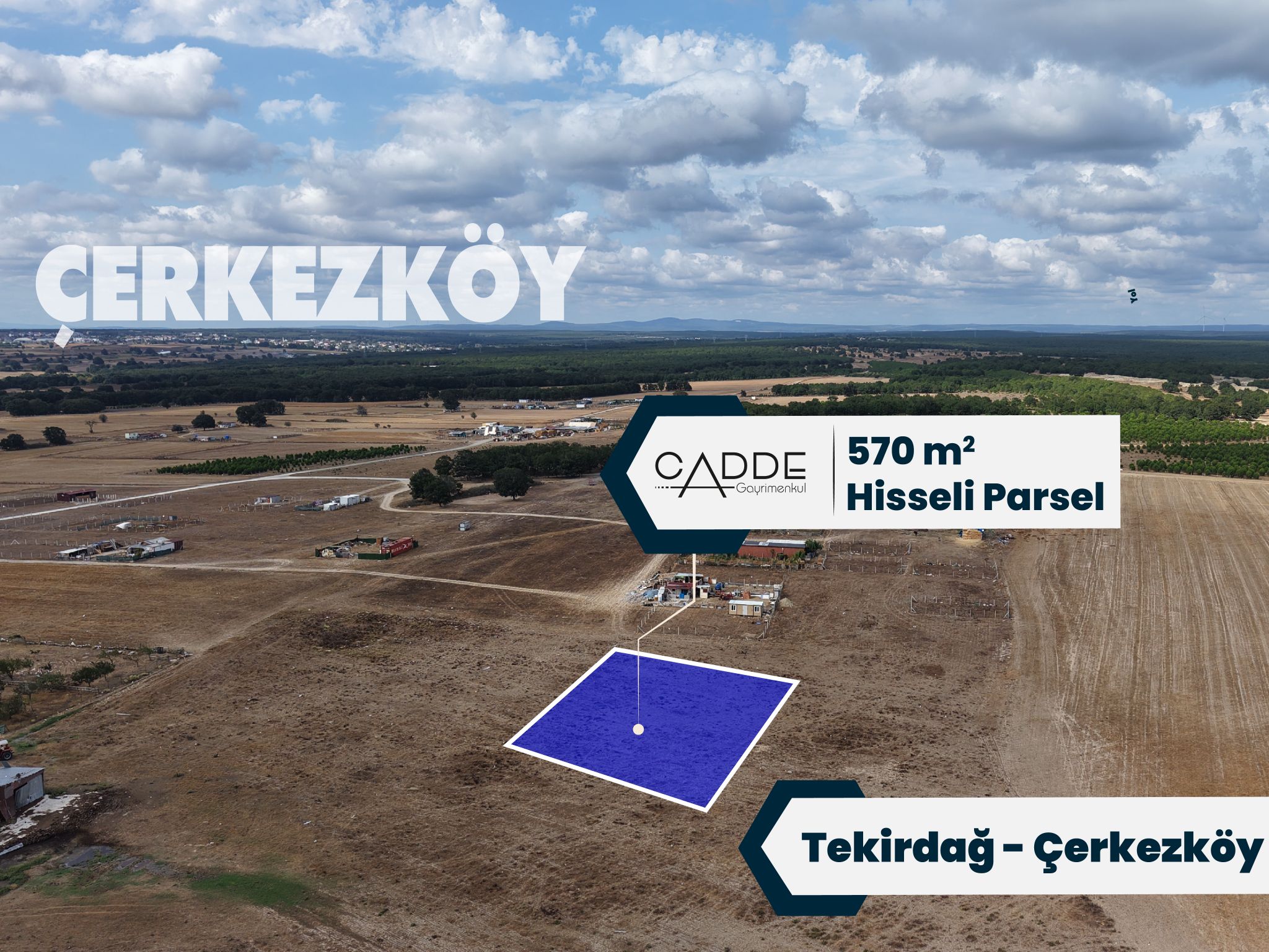 ÇERKEZKÖY GAZİMUSTAFAKEMALPAŞA SATILIK TARLA - VAR Gayrimenkul