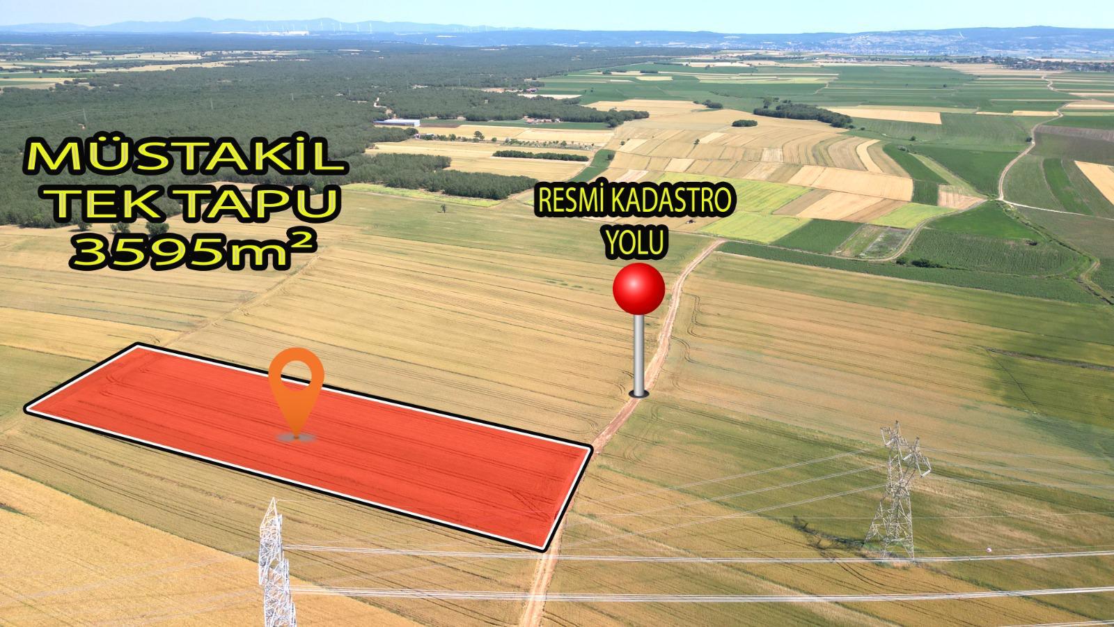 VİZE HASBUĞA SATILIK TARLA - VAR Gayrimenkul